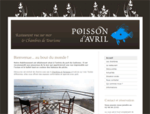 Tablet Screenshot of lepoissondavril.fr